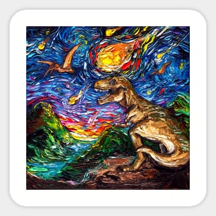 Jurassic Night Sticker